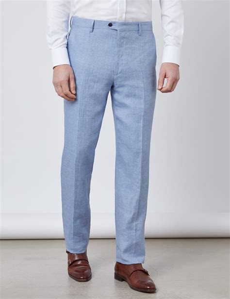 mens blue suit trousers|men's light blue trousers.